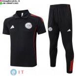 POLO Maglia Set Completo Ajax 2025/2026 Nero Rosso