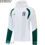 Giacca A Vento Italia 2026 Bianco Verde