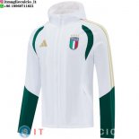 Giacca A Vento Italia 2026 Bianco Verde