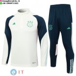 Felpa Da Allenamento Set Completo Ajax 23-24 Verde Luce Blu