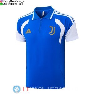 POLO Maglia Juventus 2025/2026 Blu Bianco