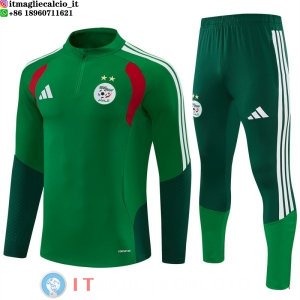 Felpa Da Allenamento Set Completo Bambino Algeria 2026 Verde