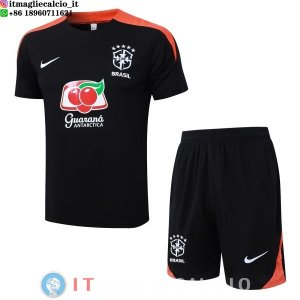 Formazione Set Completo Maglia Brasile 2026 Nero Arancione