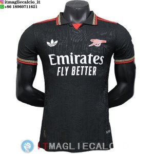 Thailandia Maglia Giocatori Arsenal Speciale 2025/2026 Nero Rosso