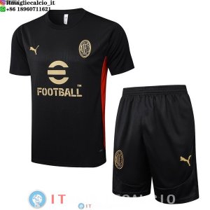Formazione Set Completo Maglia AC Milan 2025/2026 Nero II Rosso