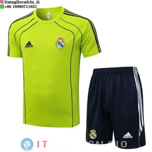 Formazione Maglia Set Completo Real Madrid 2025/2026 Verde Nero