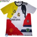 Thailandia Maglia Portogallo Speciale 2025 Bianco Giallo