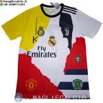 Thailandia Maglia Portogallo Speciale 2025 Bianco Giallo Thailandia Maglia Portogallo Speciale 2025 Bianco Giallo