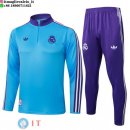 Felpa Da Allenamento Set Completo Real Madrid 25-26 Bianco Purpureo