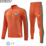 Felpa Da Allenamento Set Completo Costa De Marfil 2026 Arancione Felpa Da Allenamento Set Completo Costa De Marfil 2026 Arancione