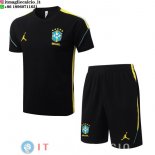 Formazione Set Completo Maglia Brasile 2026 Nero Giallo