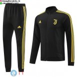 Giacca Set Completo Lunga Zip Juventus 2023/2024 Nero