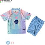 Maglia Bambino Barcellona Speciale 2025/2026 Blu Rosa