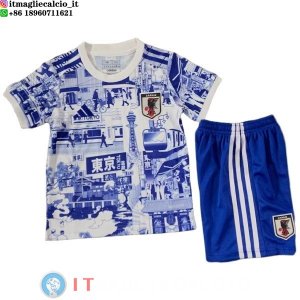 Maglia Bambino Giappone Speciale 2026 Blu Bianco