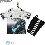 Maglia Bambino Real Madrid Speciale 2025/2026 Bianco I Nero