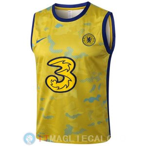 Senza Maniche Maglia Chelseao 2022/2023 Giallo