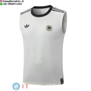 Senza Maniche Maglia Germania 2026 Bianco Giallo