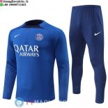 Felpa Da Allenamento Set Completo PSG 22-23 I Blu