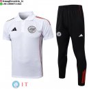 POLO Maglia Set Completo Ajax 2025/2026 Bianco Nero Rosso