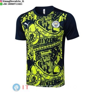 Formazione Maglia Manchester city 2024/2025 Verde Blu Navy