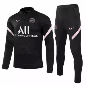 Giacca Set Completo Paris Saint Germain 21-22 Rosa Nero