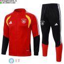 Giacca Full Zip e Pantaloni Allenamento Germania 2026 Rosso Giallo Nero