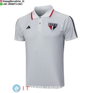 POLO Maglia São Paulo 2023/2024 Grigio Claro