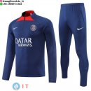 Felpa Da Allenamento Set Completo PSG 22-23 Blu Rosso