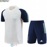 Formazione Bambino Set Completo Maglia Ajax 2023/2024 Bianco Verde Blu