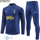 Felpa Da Allenamento Set Completo Tottenham Hotspur Giocatori 23-24 Blu Navy