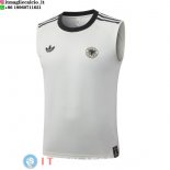 Senza Maniche Maglia Germania 2026 Bianco Giallo Senza Maniche Maglia Germania 2026 Bianco Giallo