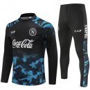 Felpa Da Allenamento Set Completo Napoli 24-25 Blu Nero