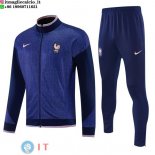 Giacca Full Zip e Pantaloni Allenamento Francia 2026 Blu I Navy Giacca Full Zip e Pantaloni Allenamento Francia 2026 Blu I Navy