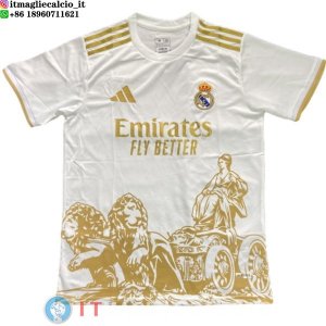 Thailandia Maglia Real Madrid Speciale 2025/2026 Bianco Giallo