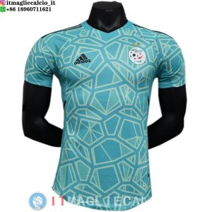 Thailandia Maglia Algeria Portiere Giocatori 2023 Blu Verde