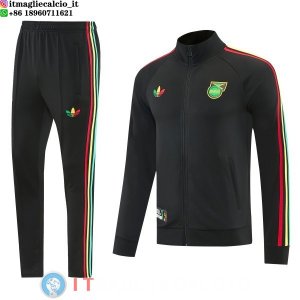 Giacca Set Completo Lunga Zip Giamaica 2026 Nero