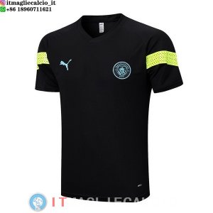 Formazione Maglia Manchester city 2022/2023 Nero Verde