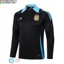 Felpa Da Allenamento Argentina 2024 Nero Blu