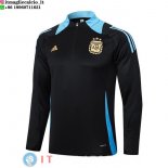 Felpa Da Allenamento Argentina 2024 Nero Blu