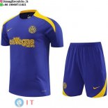 Formazione Set Completo Maglia Inter Milan 2024/2025 Purpureo Giallo