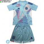 Maglia Bambino Germania Portiere 2024 Blu