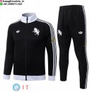 Giacca Full Zip e Pantaloni Allenamento Bambino Juventus 26-27 Nero Bianco
