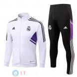 Giacca Set Completo Real Madrid 2022/2023 Bianco I Nero