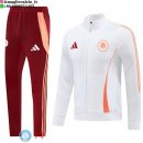 Giacca Set Completo Lunga Zip AS Roma 24-25 Rosso Bianco