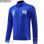 Giacca Lunga Zip Manchester United 24-25 Blu Giacca Lunga Zip Manchester United 24-25 Blu