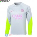 Felpa Da Allenamento Paris Saint Germain 23-24 Grigio Verde