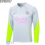 Felpa Da Allenamento Paris Saint Germain 23-24 Grigio Verde