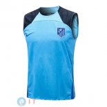 Senza Maniche Maglia Atletico Madrid 2022/2023 Blu