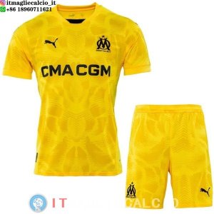 Maglia Portiere Set Completo Uomo Marseille 2024/2025 I Giallo