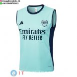 Senza Maniche Maglia Arsenal 2025/2026 Verde Luce Senza Maniche Maglia Arsenal 2025/2026 Verde Luce